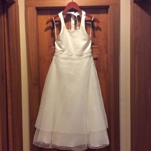 Bonnie Jean formal girls halter dress size 12
